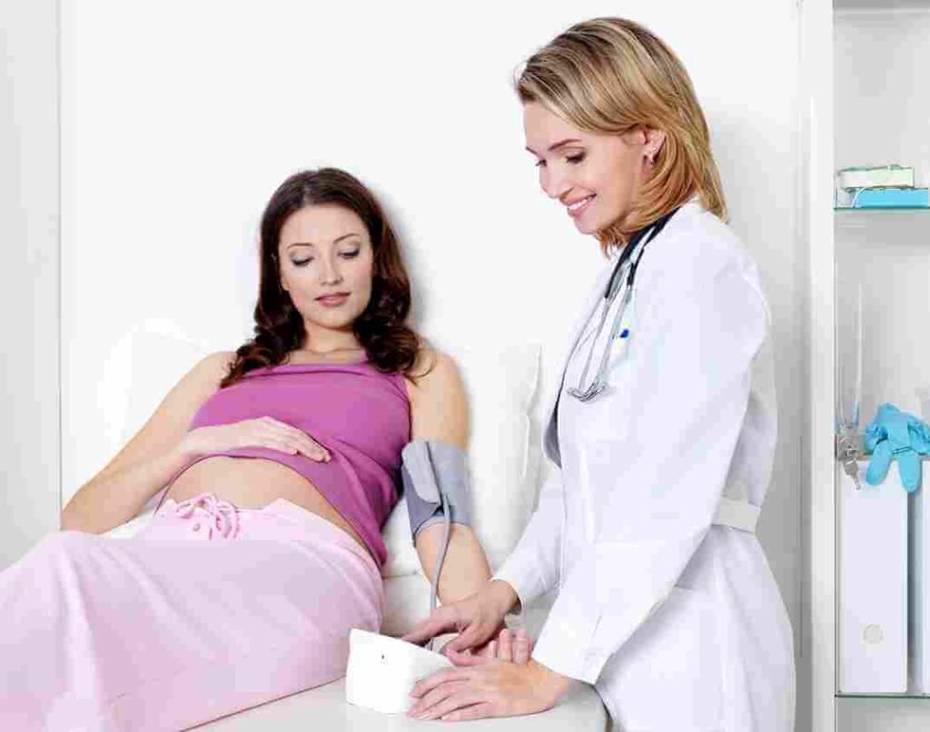 prenatal care involves regular testing and follow-ups to the doctor.